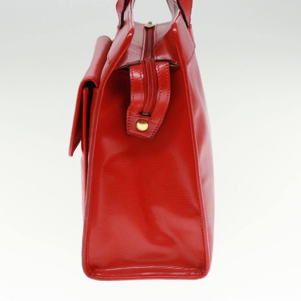CELINE Shoulder Bag Leather Red Auth bs15049 - Picture 4 of 15